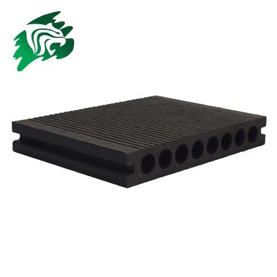 China HOLLOW PLASTIC DECKING CAVITY OUTDOOR WPC POLAND WOODEN PLASTIC DECKING for sale