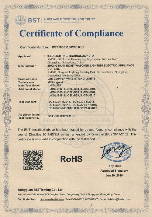 RoHS - ILED Lighting Technology Ltd.