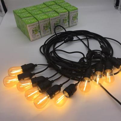 China PVC High Efficiency Security Low Voltage 12v Festoon String Lights for sale