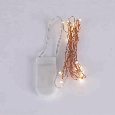 China Popular On/Off Button Light String Battery Operated Led Fairy Lights 2M Led Decorative Copper for sale