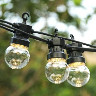 China G50 String Light Holiday Lighting 5M Patio 10LED Dimmable G50 Garland Led String Lights Christmas Street Lamp Decoration for sale