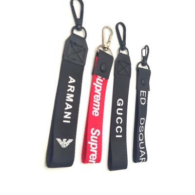 China Custom Woven Embroidered Key Tag Wholesale Key Tag Key Chain Theft for sale