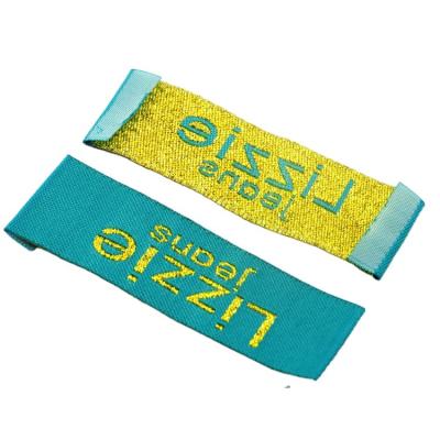 China Sustainable OEM Logo Woven Garment Label Manufacturers Custom Printed Fabric Label Neck Labels For T-shirts for sale