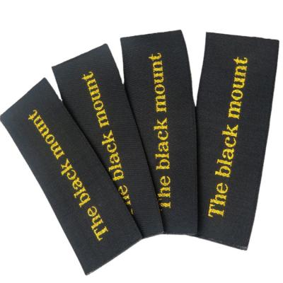 China Free Sample Customized Fabric Labels Clothing Label Manufacturer Garment Woven Label Clothes Washable For Sale for sale