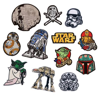 China Handmade Hot Selling Jedi Imperial Military Stars Knight Fights Padge Velcro Embroidery Patch for sale