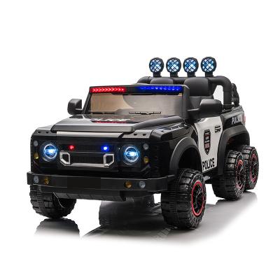 China 12v Battery-Driven Children's Electric Toy Monster Police Ride On Car for Kids Plastic for sale