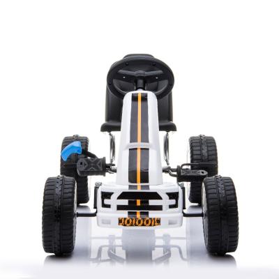 China Inflatable Wheel Children's Blue Ride On Pedal Uncharged Go-Kart Car for 8-13 Years for sale