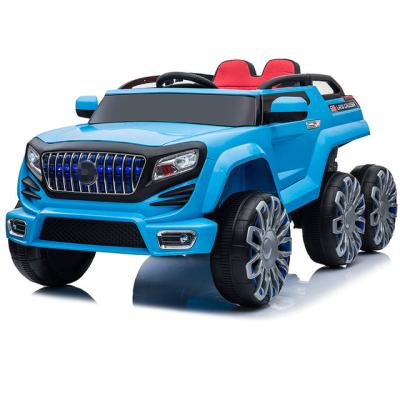 China Autos para niños con control remoto 6*6 Autos eléctricos de paseo 12V con luces de rueda Juguetes educativos en venta