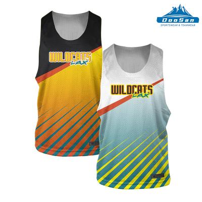 China Cool Breathable Mesh Breathable And Colorful Reversible Sublimated Lacrosse Aprons for sale