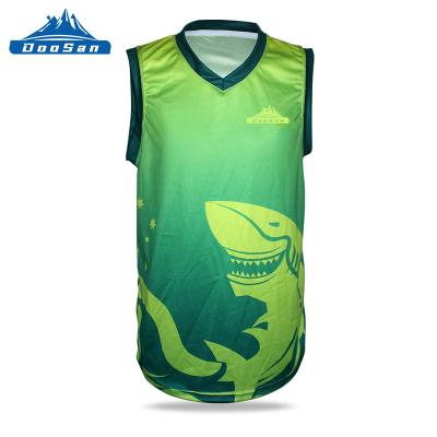 China Manufacturer Fully Sublimation Basketball Antibacterial Jersey Custom for sale