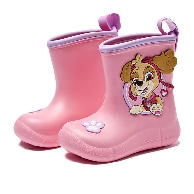 China CUSHIONING New Style Children's Rain Boots Silicone Waterproof Non-slip Wear Resistant Rain Boots for Boys and Girls Shape Water Shoes for sale