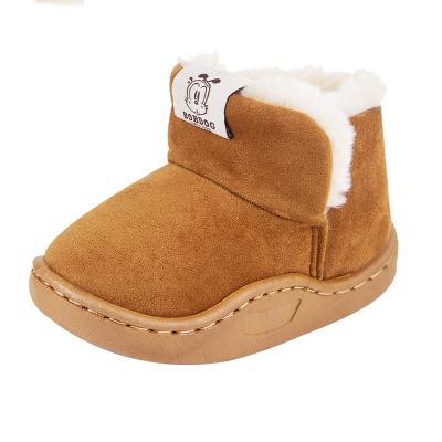 China New deodorization winter children's snow boots plus cashmere boys and girls warm baby cotton outdoor shoes girls fashion ankle boots for sale