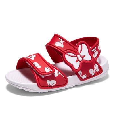 China Lightweight And Fashionable Deodorization Male And Girl Summer Open-toe Sandals Children Princess Bow Sandals for sale