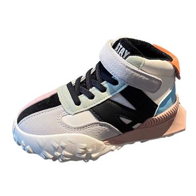 China Girls high top boys casual shoes new autumn and winter fashion children's shoes deodorization mesh sneakers for sale