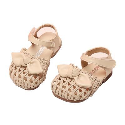 China Little Children's Shoes Summer Leather Shoes Girls Toddler Baby Sandals Princess Girl Shoes Non-Slip Flat Bottom Soft Bottom Baby New for sale