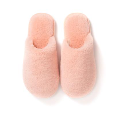 China CUSHIONING Hot Selling Women's Home Slippers Soft And Rabbit Warm Plush Indoor Non-slip Comfortable Slippers for sale