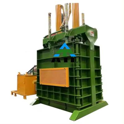 China Vertical Waste Paper Plastic Film Baler with 650 KG Bale Density and Wool Baling Press for sale