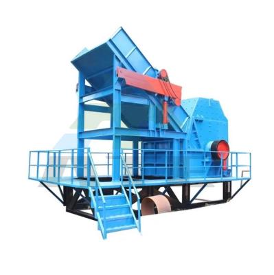 China Recycling Scrap Car Truck Hub Crusher Rubber Metal Crusher Machine for Suitable Material for sale