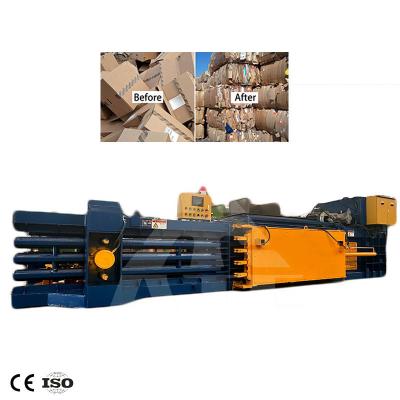 China Energy Mining Horizontal Automatic Baler for Recycling Plastic Bottle Box Scrap Steel for sale