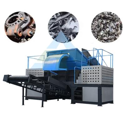 China Scrap Metal Double Shaft Shredder The Best Choice for Waste Casting Aluminum Brass Iron for sale