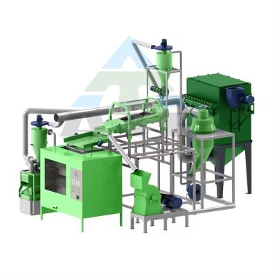 China 7500 kg Gewicht Zonnepanelen Recycling Machine/ PCB Afval Circuit Board Recycling Line/ Te koop