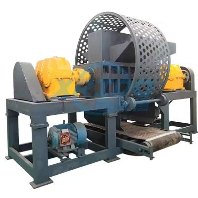 China Recycling Industry Tire Shredder Machine for Wire Tires 2200 kg Weight Durable Design for sale