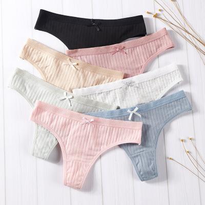 China Wholesale Antibacterial Panties Thong Woman Plus Size Ladies Cotton Underwear Crotchless Panties Woman for sale