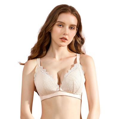 China Antibacterial Hand Care Free Bra Plus Size Closure Care Bust Lifter Maternity Bra for sale