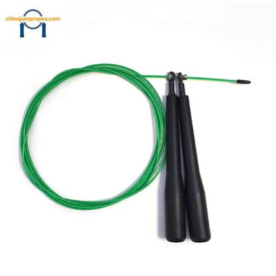 China Plastic Handle+Plastic Plug+Nylon/PVC/TPU-coated Braided Steel Cable Chinese Manufacturers Jump Rope Factory Supply High Quality Fitness Jump Rope Speed ​​Jump Rope rope for sale