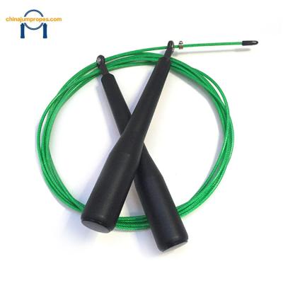 China Plastic Handle + Plastic Plug+Nylon/PVC/TPU-coated Braided Custom Logo Cheap Jump Ropes, Elastic Exercise Rope, Speed ​​Jump Steel Cable Quality Guaranteed Rope for sale