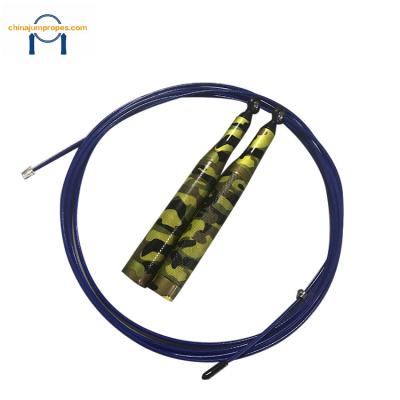 China Aluminum Handle+Nylon/PVC/TPU-coated Braided Steel Cable Adult Widely Used Bearing Jump Rope Diverse With Steel Wire Speed ​​Jump Rope Skipping Ropes for sale