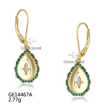 China SET14467A Grace Drop Shape Cheap Price Elegant Bridal Gold Plated and Zircon Jewelry Bracelet Set High Quality for sale