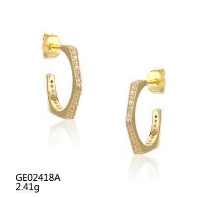 China Elegant Women's GE02418A Grace Rhinestone Stud Earrings For for sale