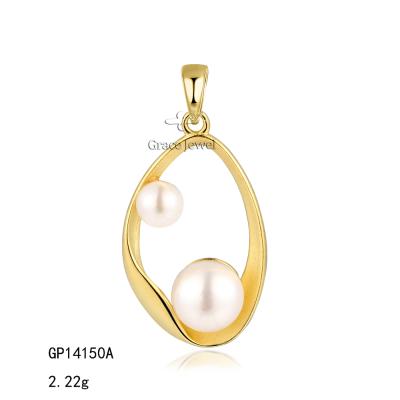 China GP14150A Grace Moveable Gold Plated Sterling Elegant Silver Chain Charms for sale