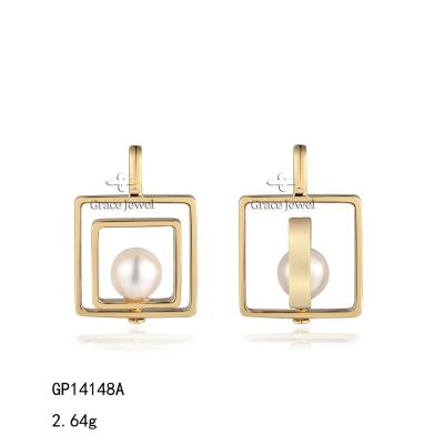 China GP14148A Grace Custom Moveable Gold Plated Elegant Silver Bead Charms for sale