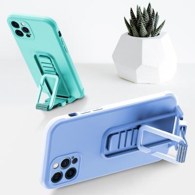 China New Style Shockproof Two Way Stand Case For iPhone 12 13 11 Max Size Multifunctional Adjustable Pro Kickstand Unique Cell Phone Cases for sale