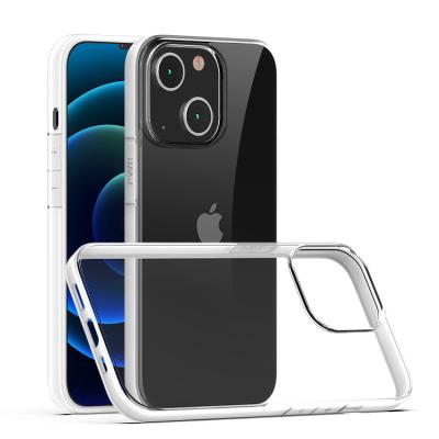 China High Quality Shockproof Shockproof 2mm Clear TPU Back Cover For iPhone 13 for sale