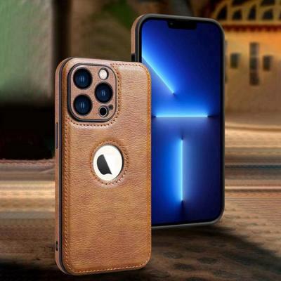 China New Arrivals Transudation Logo Design Shockproof Cell Phone Cases For iPhone 11 12 Inlay 13 pro Max tpu Luxury Man Phone Case for sale