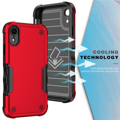 China Shockproof Heavy Duty Military Grade Shockproof Protective Phone Cases For iphone XR 11 pro Cover 12 13 Heat Resistant Breathable for sale