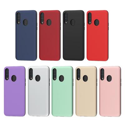 China Selling Business Feeling Comfortable Light Big Heart Leather Paint Wells Double-Layer Non Slip Phone Cases For Blue G9 Pro for sale