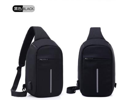 China High Quality Fashion Black Outdoor Travel Body Chest Custom Crossbody Bag Men Cross - Body Messenger Bag Shoulder Sling Bag for sale