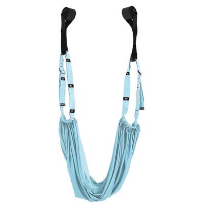 China Wholesale Polyester Cotton Low Price Fitness Split Flexibility Training Yoga Stretching Aerial Yoga Rope for sale