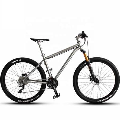 China 27.5inch Titanium Street Mountain Bike Custom MTB Bicycle 30 Speeds for sale