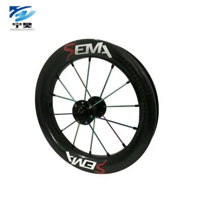 China Manufacturer Colorful Titanium Spoke Titanium Professional Bicycle Wheel for sale