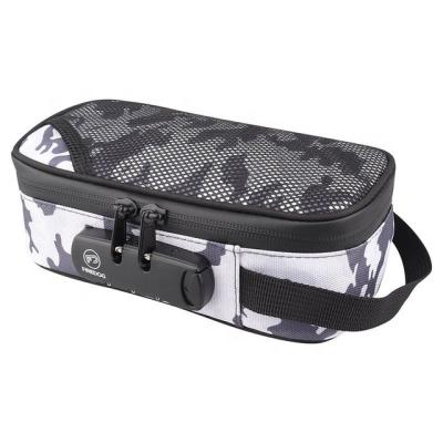 China Wholesale UKETA Lockable Stash Bag Water Proof Carbon Lined Zipper Smell Proof Bag KWE0002 for sale