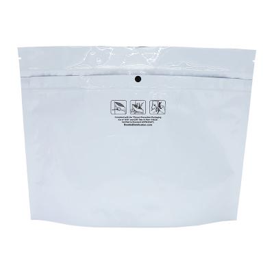 China UKETA Smell Proof Foil Bag With Combination Lock Mylar Bags For Hemp for sale