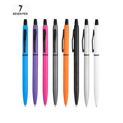 China Pen Popular Promotional Metal Thin Twist For Notebook Ballpoint Pen Gift Attachment for sale