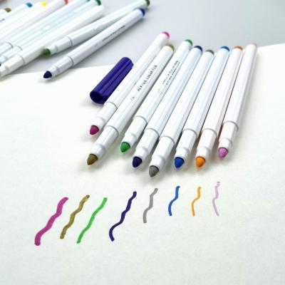 China Custom Fine Japanese Nib Acrylic Logo Drawing 21 Colors Paint Drawing Marker Pens for sale