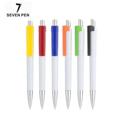 China Promotional Pen Factory Sell Customized Logo Notebook Plastic Ball Pen Heat Transfer For Promotion for sale