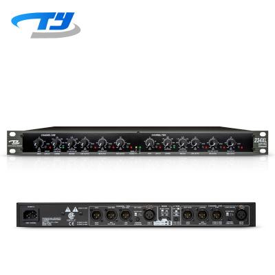 China Easy Operate Professional 2 Channel TianYin 234xl Digital Audio Stereo Graphic Display Equalizer Peripheral Amplifier Crossover for sale